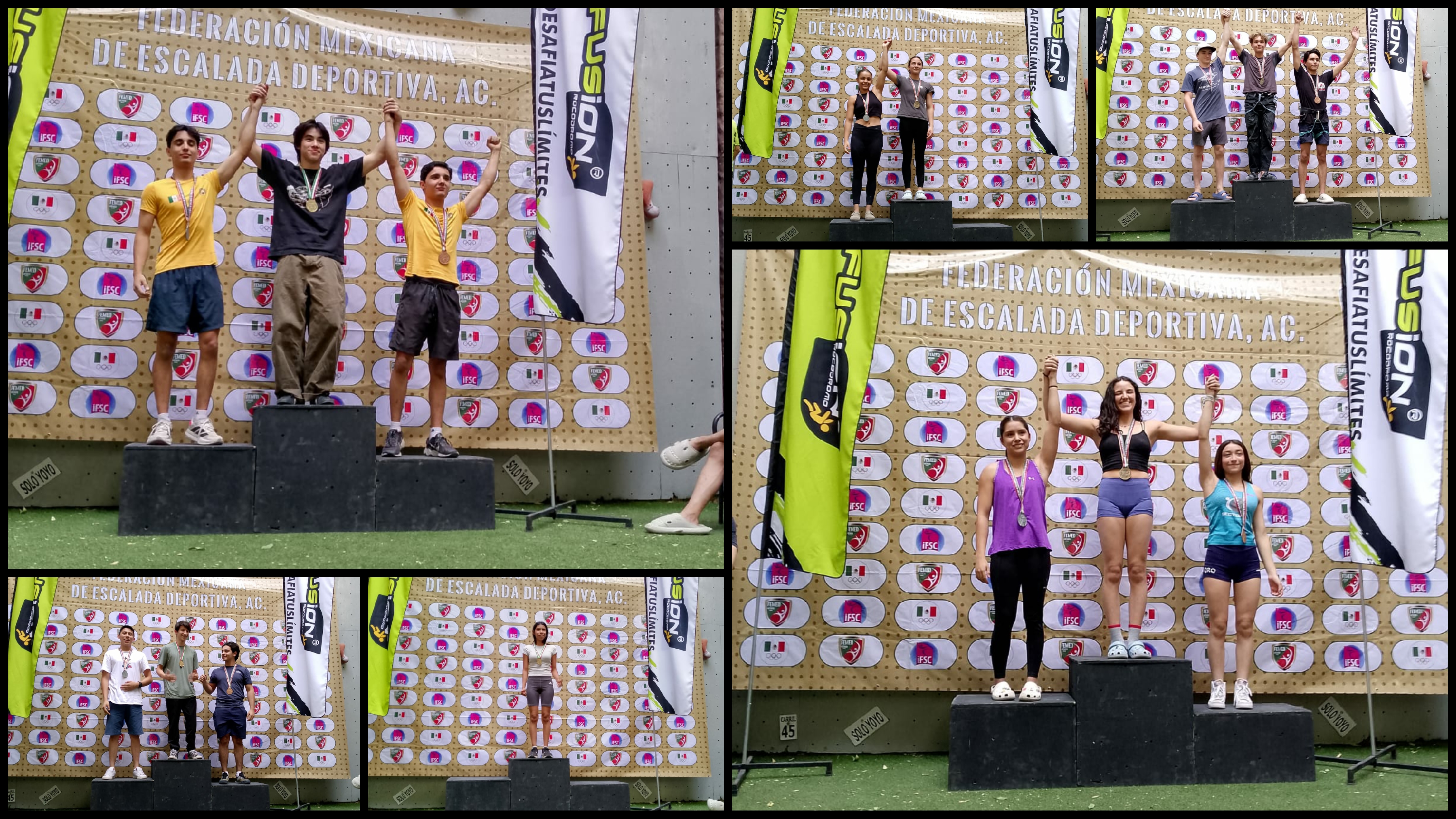 Definidos los Campeones Nacionales Juveniles de Escalada de Ruta FEMED 2025 en Puebla